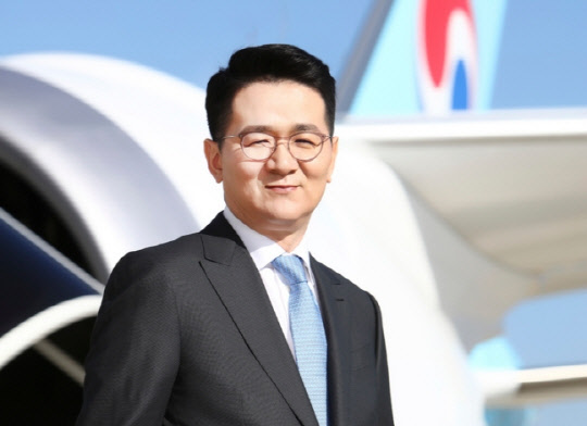 조원태 한진그룹 회장. <대한항공 제공>
